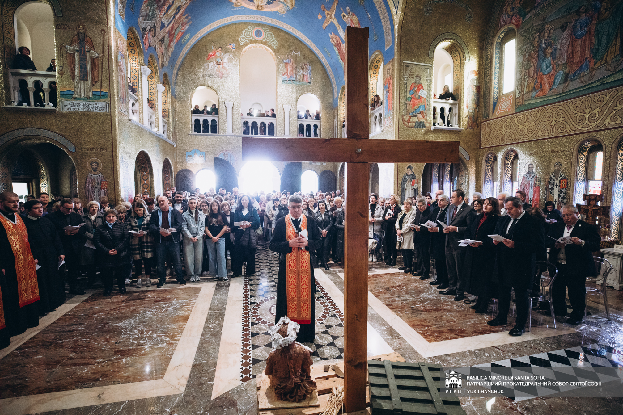 «Хресна Дорога під звуки війни» у Патріаршому Соборі Святої Софії в Римі